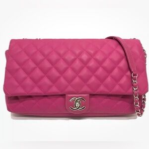 Hot Pink gorgeous large Chanel bag